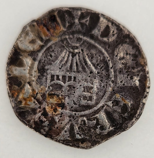 Crusader States - Jerusalem, John of Brienne (1210–1225), Silver Dirham, Acre Mint