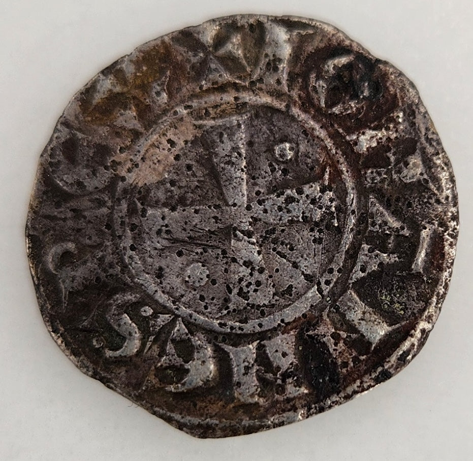 Crusader States - Jerusalem, John of Brienne (1210–1225), Silver Dirham, Acre Mint